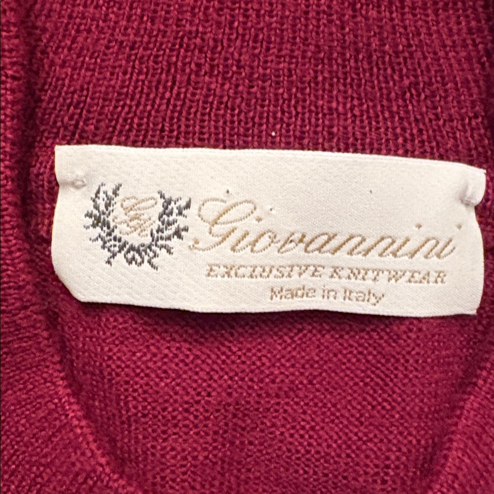 Giovannini Red Knit Sweater